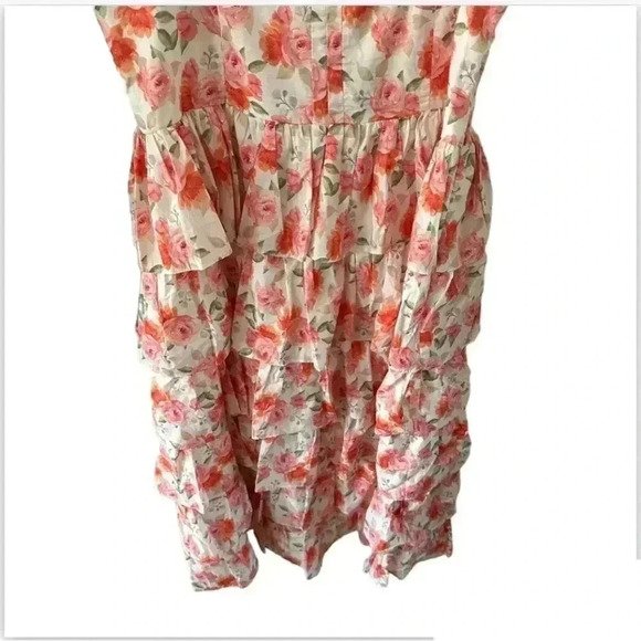 Altar'd State Women’s Plus Size Midi Tiered Cottagecore Romantic Floral Dress 2X - Picture 3 of 13